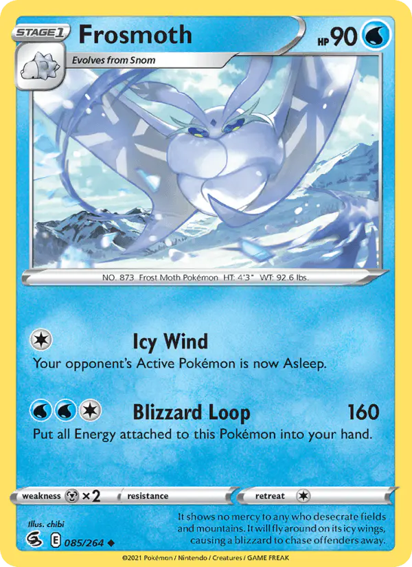 Carta Frosmoth 085/264 de Fusion Strike