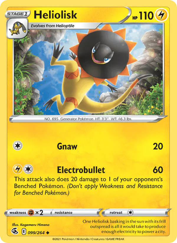 Carta Heliolisk 099/264 de Fusion Strike