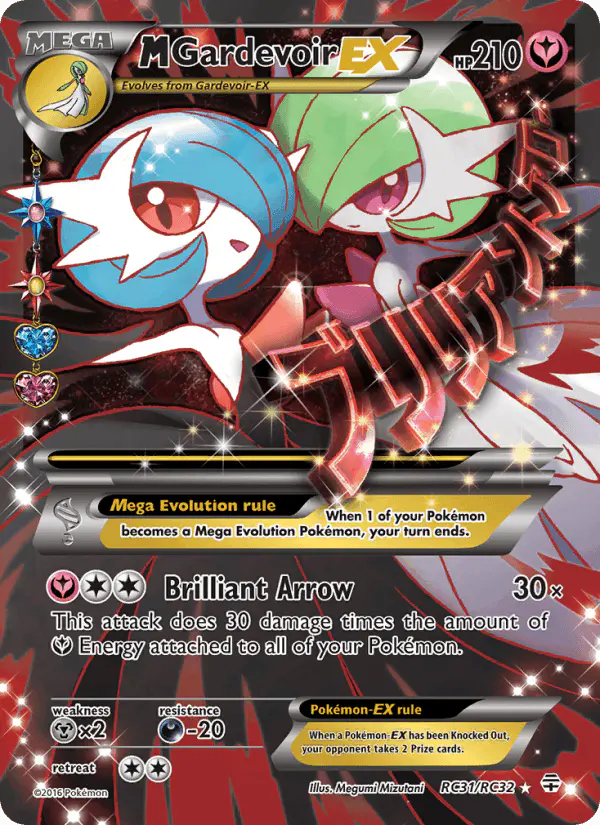 Carta M Gardevoir EX RC31 de Generations