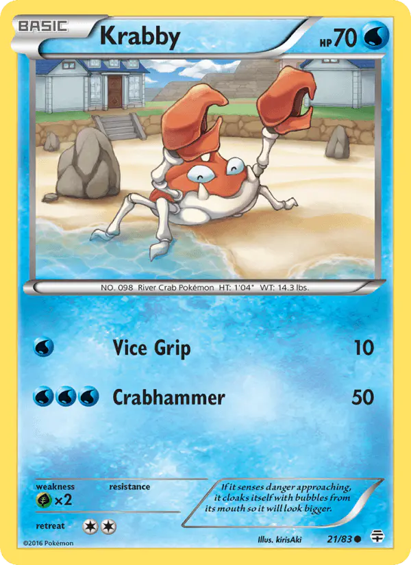 Carta Krabby 21/83 de Generations