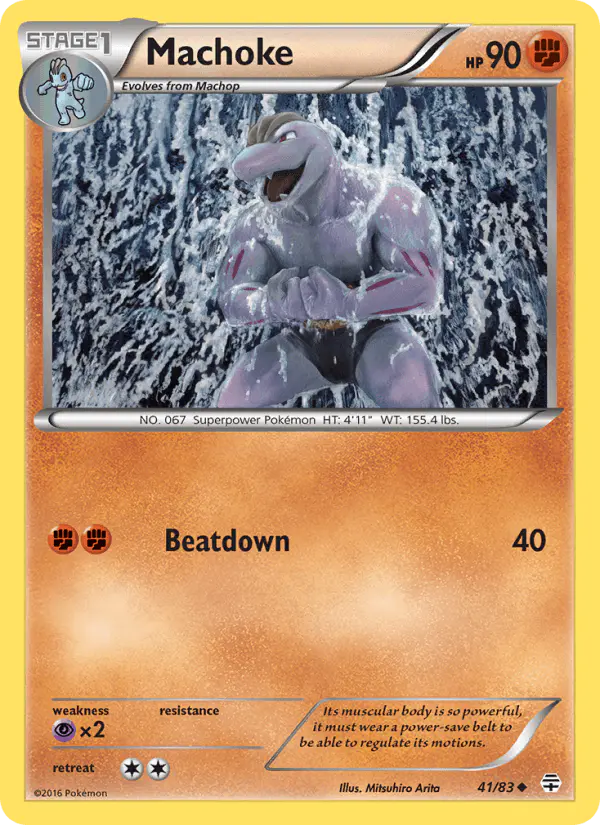 Carta Machoke 41/83 de Generations