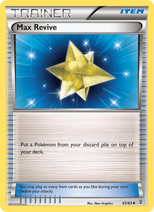 Carta Max Revive 65/83 de Generations