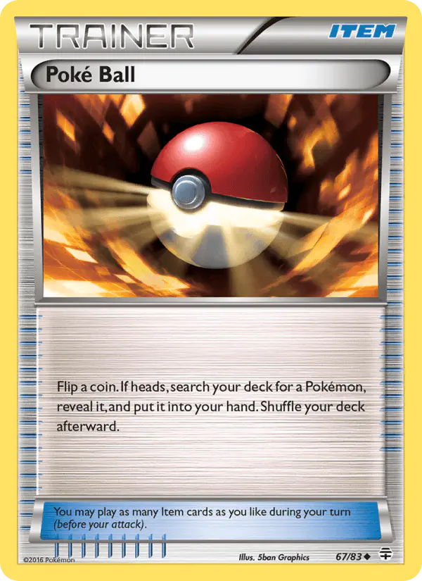 Carta Poké Ball 67/83 de Generations
