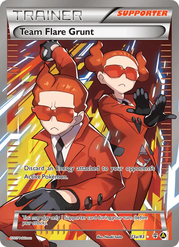 Carta Team Flare Grunt 73/83 de Generations
