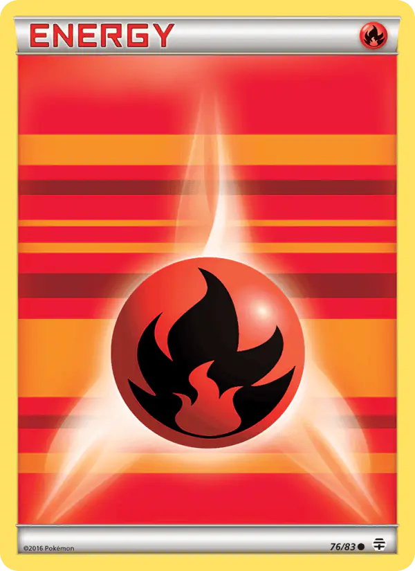 Carta Fire Energy 76/83 de Generations