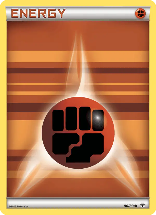 Carta Fighting Energy 80/83 de Generations