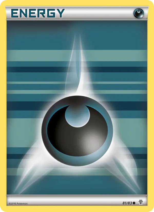 Carta Darkness Energy 81/83 de Generations