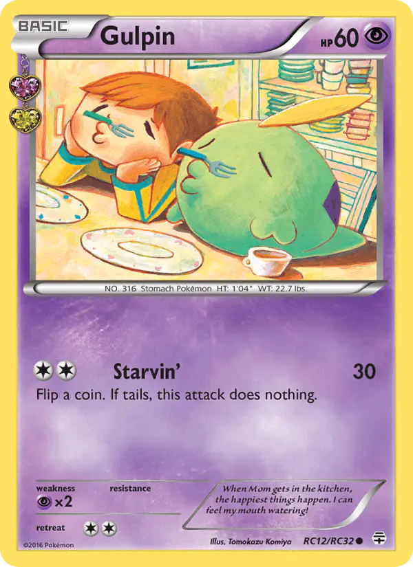Carta Gulpin RC12 de Generations
