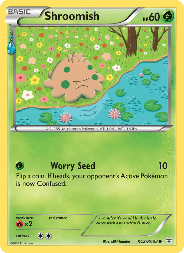 Carta Shroomish RC2 de Generations