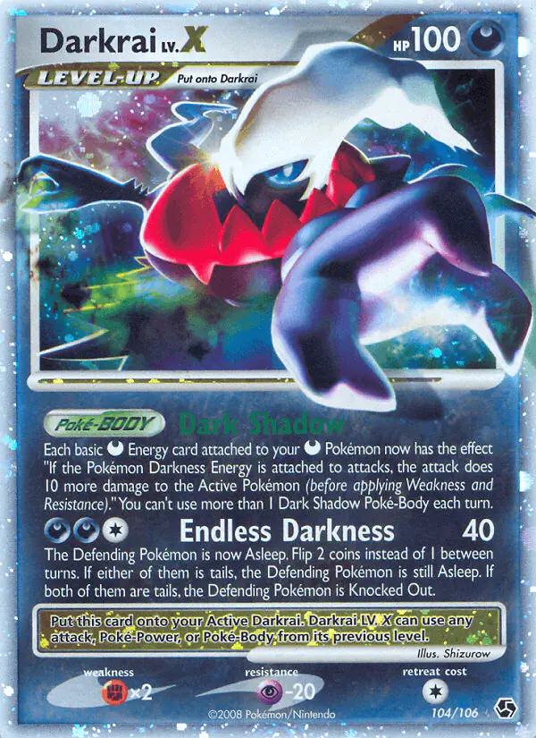 Carta Darkrai 104/106 de Great Encounters