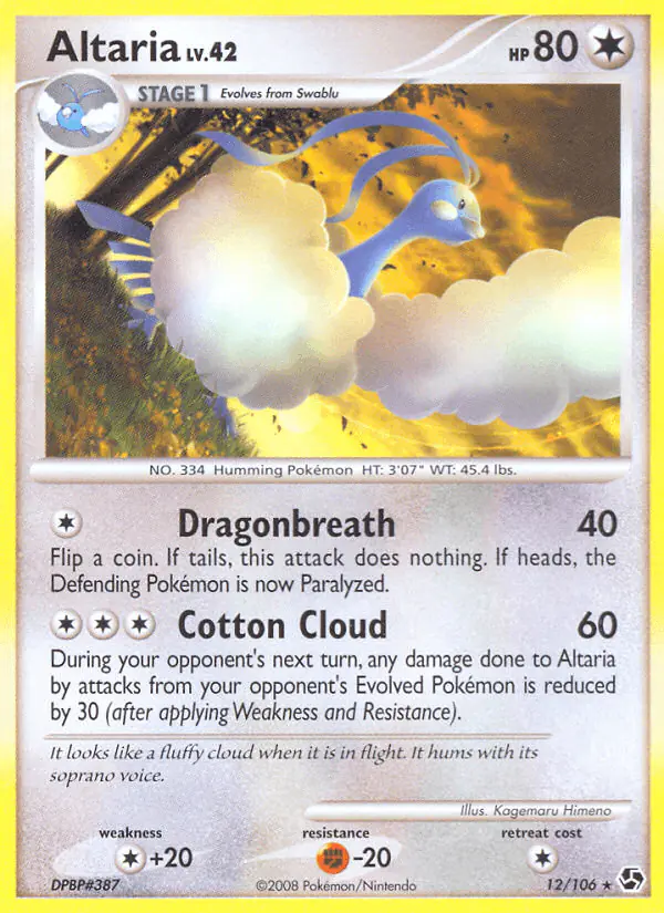 Carta Altaria 12/106 de Great Encounters