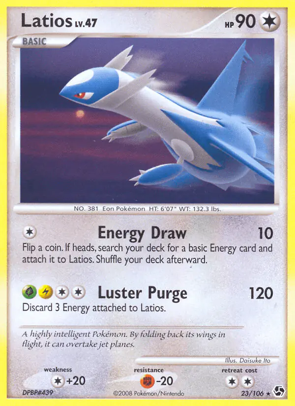 Carta Latios 23/106 de Great Encounters