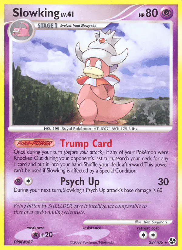 Carta Slowking 28/106 de Great Encounters