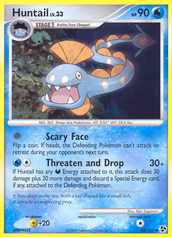 Carta Huntail 42/106 de Great Encounters