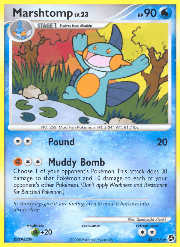 Carta Marshtomp 46/106 de Great Encounters
