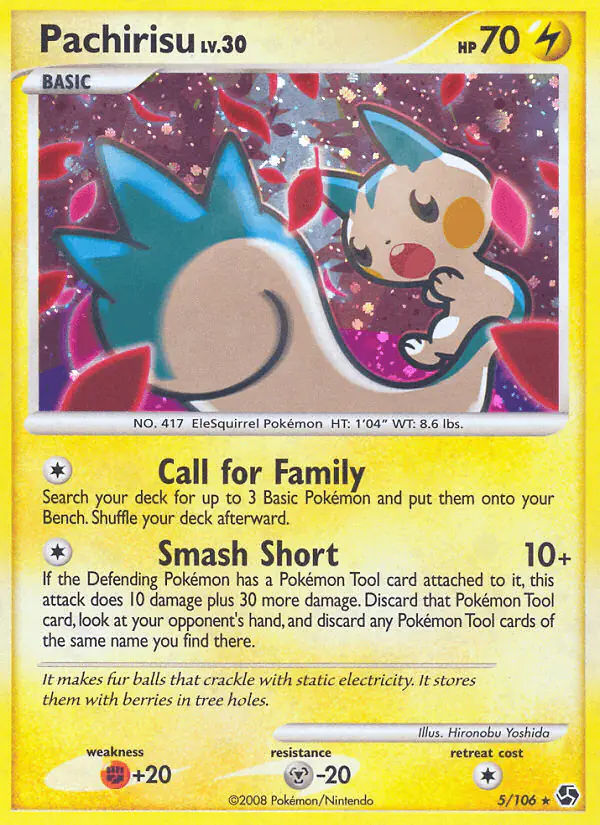 Carta Pachirisu 5/106 de Great Encounters