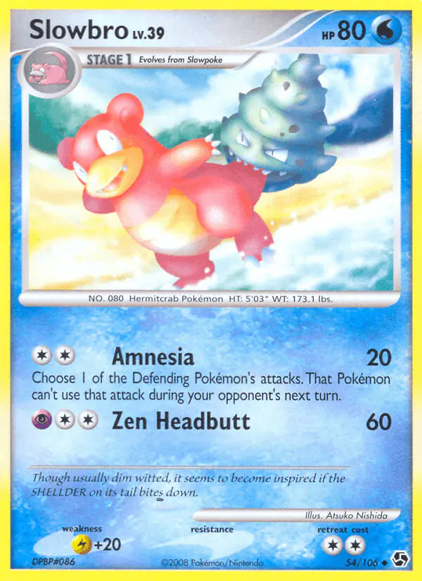 Carta Slowbro 54/106 de Great Encounters