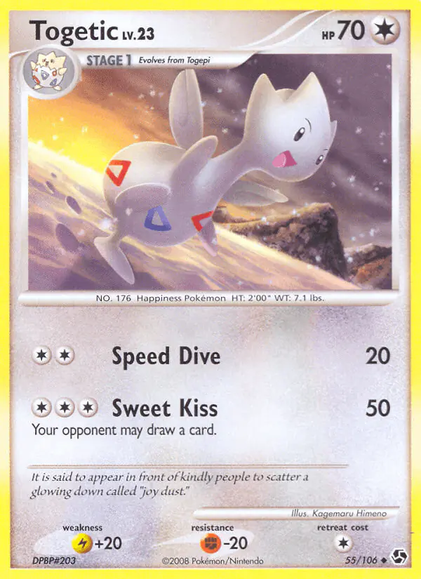 Carta Togetic 55/106 de Great Encounters