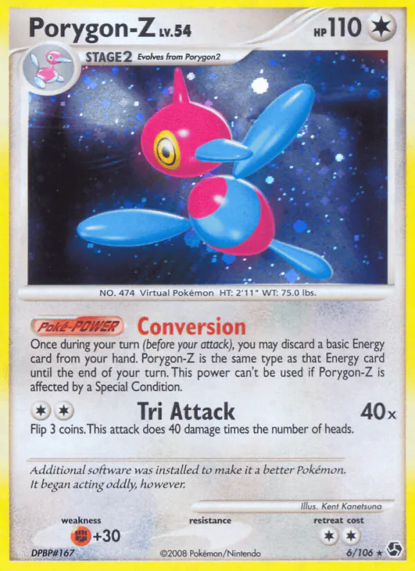 Carta Porygon-Z 6/106 de Great Encounters