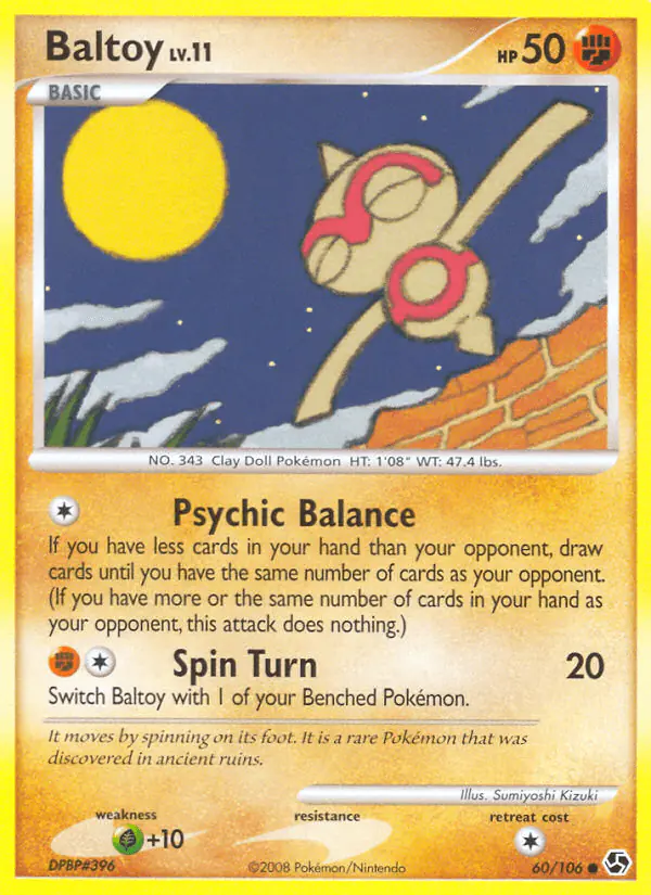 Carta Baltoy 60/106 de Great Encounters