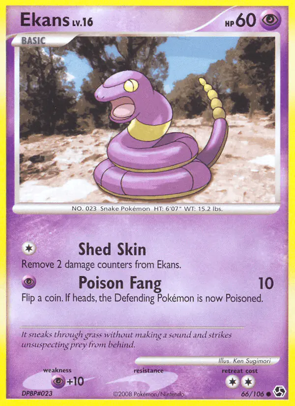 Carta Ekans 66/106 de Great Encounters