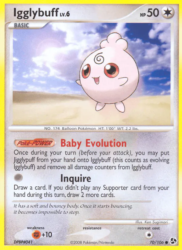 Carta Igglybuff 70/106 de Great Encounters