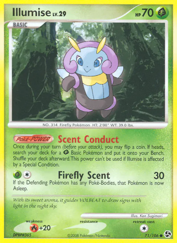 Carta Illumise 71/106 de Great Encounters