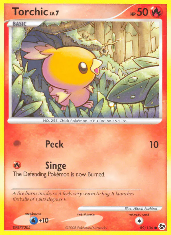 Carta Torchic 89/106 de Great Encounters