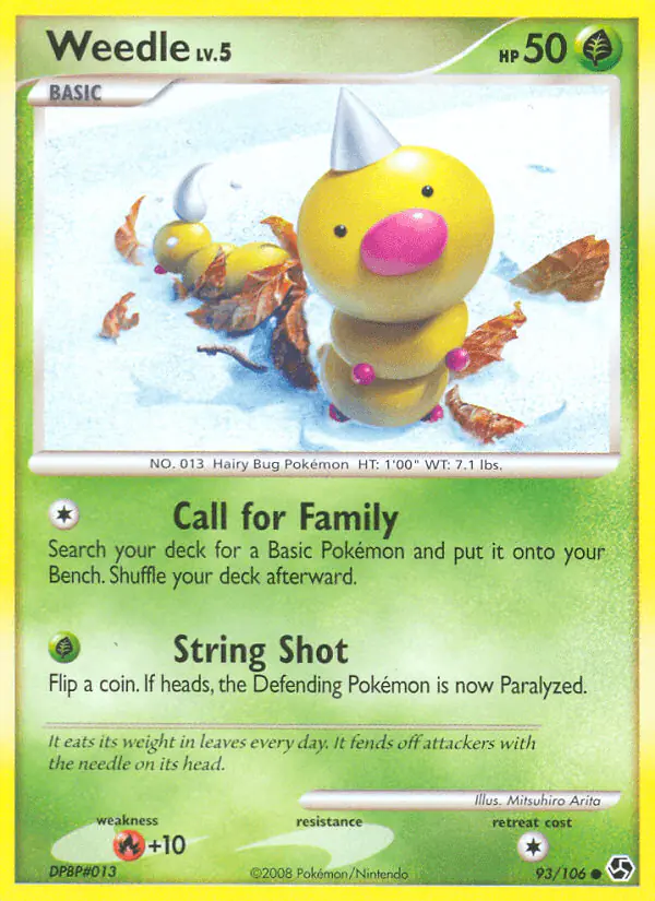 Carta Weedle 93/106 de Great Encounters