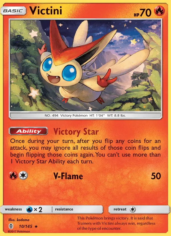 Carta Victini 10/145 de Guardians Rising