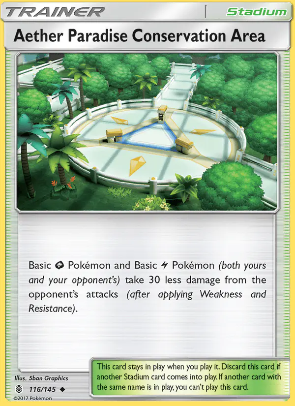 Carta Aether Paradise Conservation Area 116/145 de Guardians Rising