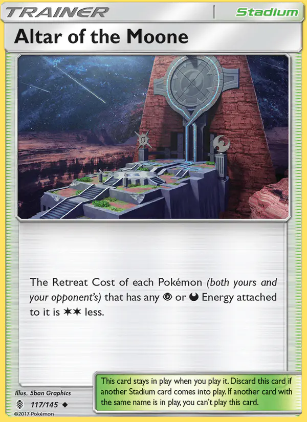 Carta Altar of the Moone 117/145 de Guardians Rising