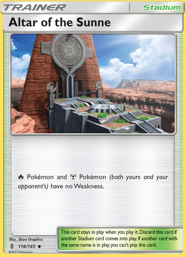 Carta Altar of the Sunne 118/145 de Guardians Rising