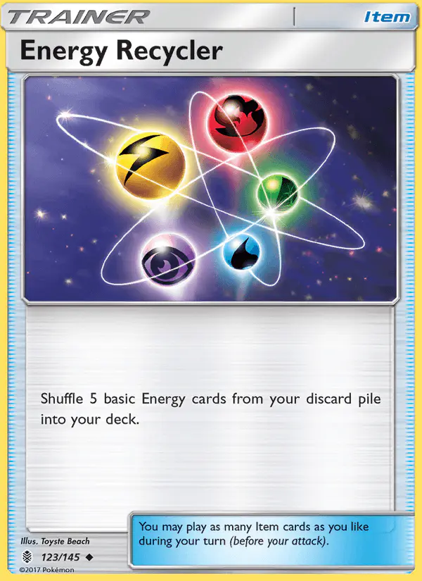 Carta Energy Recycler 123/145 de Guardians Rising