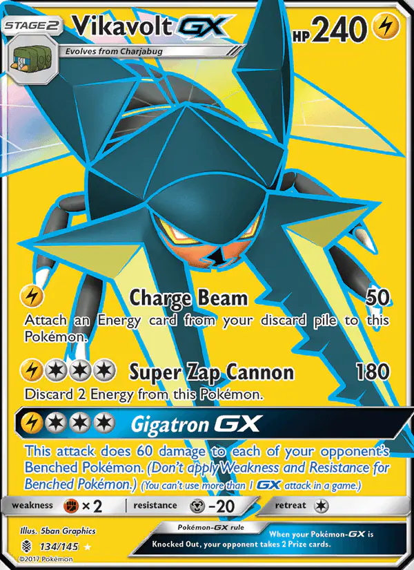 Carta Vikavolt GX 134/145 de Guardians Rising