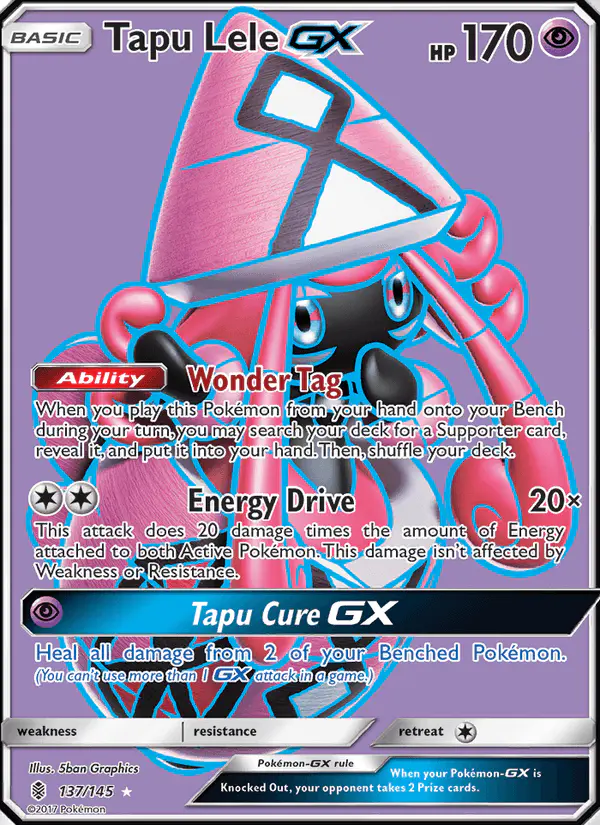 Carta Tapu Lele GX 137/145 de Guardians Rising