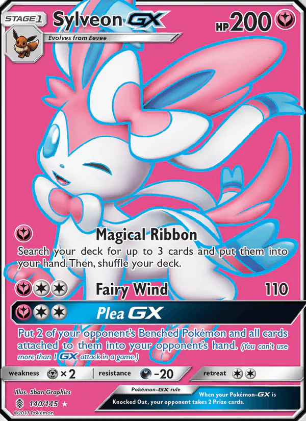 Carta Sylveon GX 140/145 de Guardians Rising