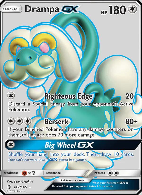 Carta Drampa GX 142/145 de Guardians Rising