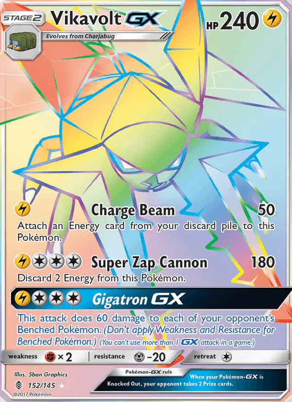 Carta Vikavolt GX 152/145 de Guardians Rising