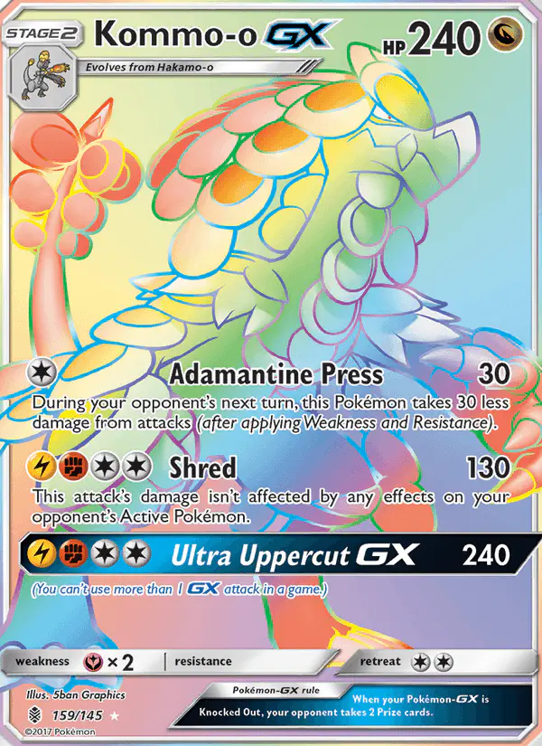 Carta Kommo-o GX 159/145 de Guardians Rising