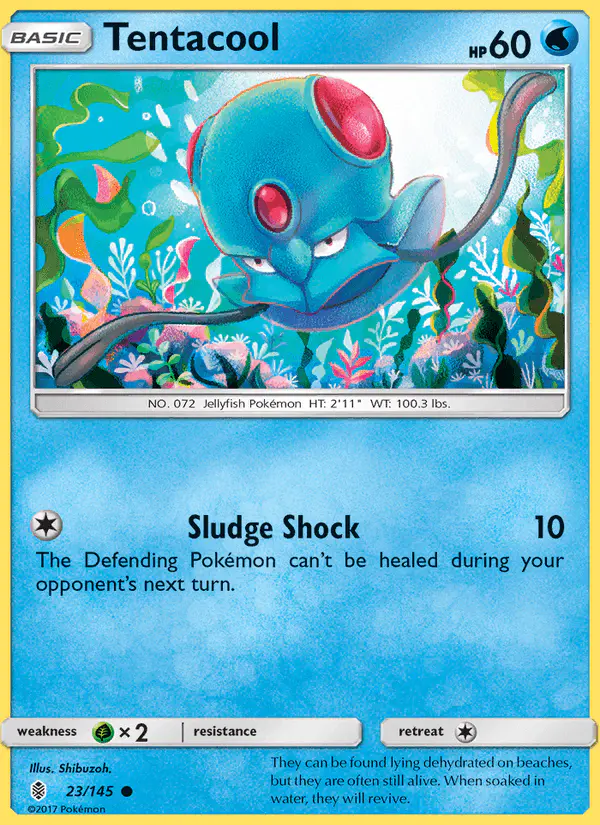 Carta Tentacool 23/145 de Guardians Rising