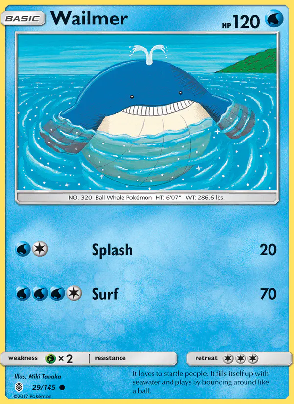 Carta Wailmer 29/145 de Guardians Rising
