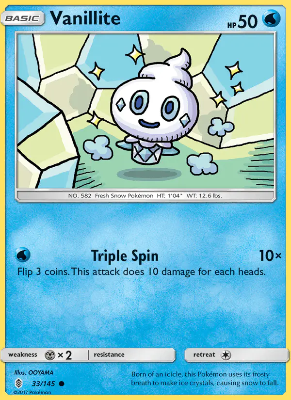 Carta Vanillite 33/145 de Guardians Rising