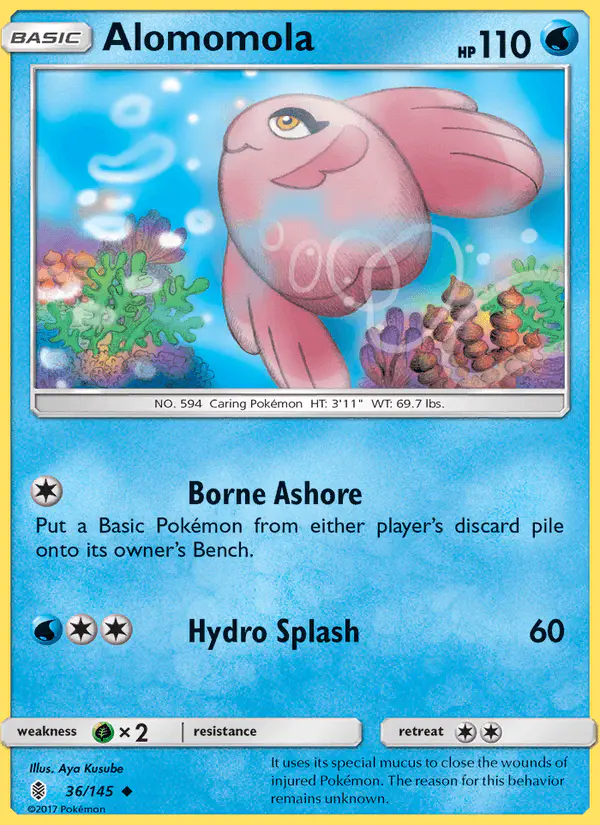 Carta Alomomola 36/145 de Guardians Rising