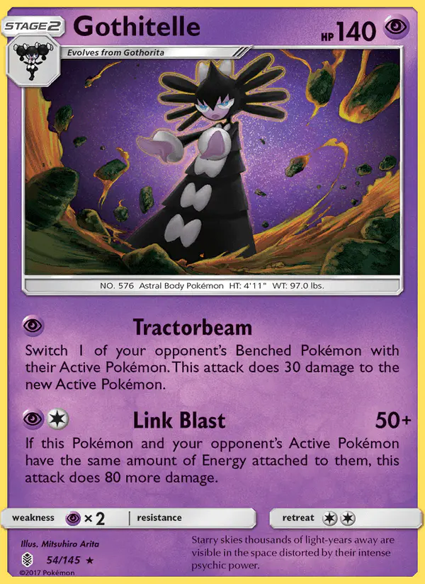 Carta Gothitelle 54/145 de Guardians Rising