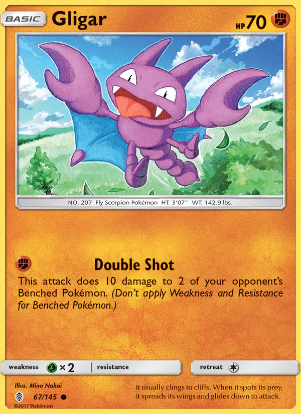 Carta Gligar 67/145 de Guardians Rising