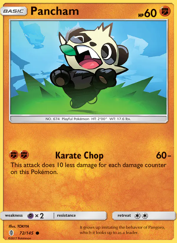 Carta Pancham 72/145 de Guardians Rising