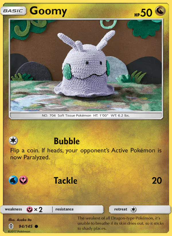 Carta Goomy 94/145 de Guardians Rising