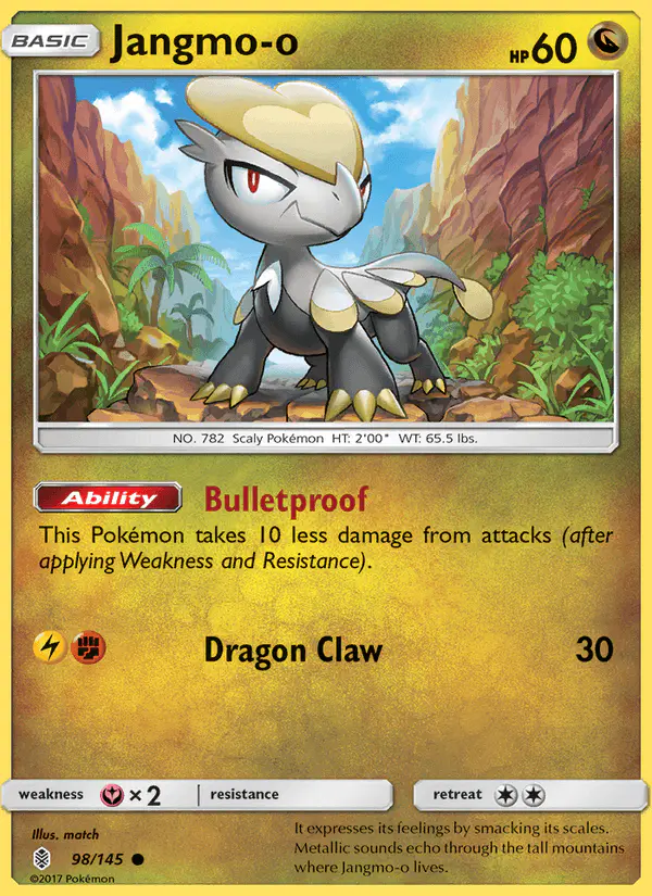 Carta Jangmo-o 98/145 de Guardians Rising