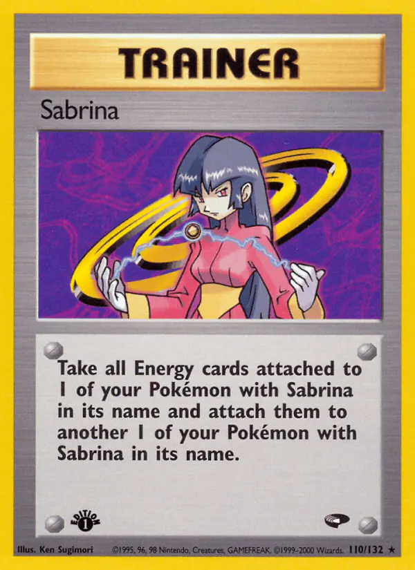 Carta Sabrina 110/132 de Gym Challenge